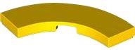 LEGO part Tile 3 x 3 Curved, Macaroni 79393