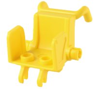 LEGO onderdeel Minifigure, Utensil Wheelchair Seat with Open Sides and High Arm Rests 80440