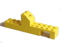 LEGO part Vehicle, Tractor Chassis Base 11 x 2 x 3 870