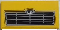 LEGO part Tile 2 x 4 with Grille and 'CITY' Pattern (Sticker) - Set 60060 87079pb0169