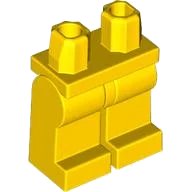 Hips  and Legs Plain in gelb, LEGO Teilenummer 970c00
