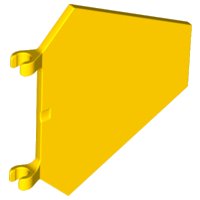 LEGO part Flag 5 x 6 Hexagonal x1435