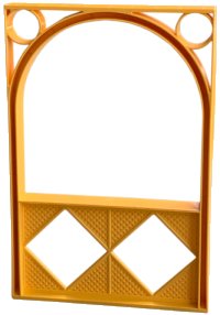LEGO onderdeel Scala Wall, Arched 18 x 2 x 22 2/3 6906
