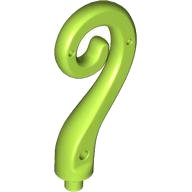 LEGO part Animal Body Part / Plant, Tail / Vine Curled with Bar 1997