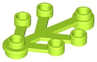 LEGO part Plant, Leaves 4 x 3 2423