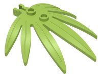 LEGO onderdeel Plant Bladeren 6 x 5 Zwaardblad met Gesplitste U Clip Dik 30239