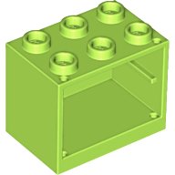 Container, Cupboard 2 x 3 x 2 (Undetermined Type) in limette, LEGO Teilenummer 4532u