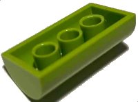 LEGO part Slope, Curved 2 x 4 Double without Groove 6192a