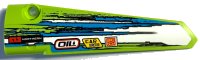 LEGO onderdeel Technic, Panel Fairing # 5 Long Smooth, Side A with 'NORTHERN', 'OIL', 'CAR BURETOR', 'WRENCH' and Blue and White Stripes Pattern (Sticker) - Set 42103 64681pb062