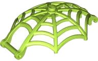 LEGO onderdeel Minifigure, Weapon Spider Web, Large Hemisphere Shape with Bar Handle and Clips 80487