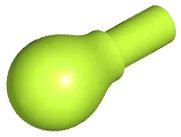 LEGO part Minifigure, Utensil Musical Instrument, Maraca (90301)