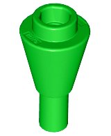 LEGO part Cone 1 x 1 Inverted with Bar at Bottom (Ice Cream Cone) 11610