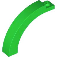 LEGO part Brick Arch 1 x 5 x 3 1/3 Curved Top 5845