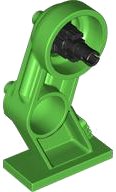 LEGO part Large Figure Leg Right with Black Rotation Joint Pin 70943
