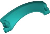 LEGO part Technic, Panel Car Mudguard Arched #42 9 x 2 x 3 Rounded Top 2459