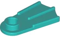 Minifigure Calzatura Pinna in turchese scuro, numero pezzo LEGO 2599a