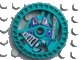 LEGO part Technic, Disco 5 x 5 - Rueda Talismán RoboRider, Molde Grab con patrón Robótico 32363pb01