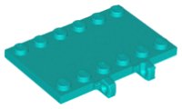 LEGO part Hinge Plate 4 x 6 Locking Dual 1 Finger on Side 65133
