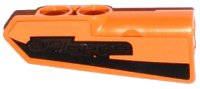 LEGO part Technic, Panel Fairing #22 Very Small Smooth, Side A with Black Stripe and 'air/geer' Pattern (Sticker) - Set 42026 11947pb010