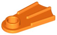 Minifigure Calzatura Pinna in arancione, numero pezzo LEGO 2599a