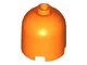 Mattone, Tondo 2 x 2 x 1 2/3 Cupola Superiore (Tipo Indeterminato) in arancione, numero pezzo LEGO 30151