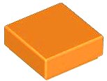 Fliese 1 x 1 in orange, LEGO Teilenummer 3070