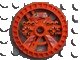 Technic, Disk 5 x 5 - RoboRider Talisman Wheel, Blazooka Mold with Robot Pattern in orange, LEGO Teilenummer 32303pb01