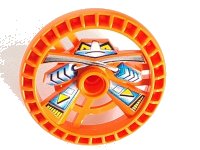 LEGO part Technic, Disco 5 x 5 - Ruota Talismano RoboRider, Stampo Ninja con motivo Robot 32349pb01