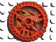 LEGO part Technic, Disco 5 x 5 - Ruota Talismano RoboRider, Stampo Driller con motivo Robot 32355pb01