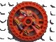 LEGO part Technic, Disco 5 x 5 - Ruota Talismano RoboRider, Stampo Flame con motivo Robot 32358pb01