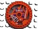 LEGO part Technic, Disco 5 x 5 - Rueda Talismán RoboRider, Molde Grab con patrón Robótico 32363pb01