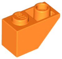 LEGO part Brick Sloped Inverted 45° 2 x 1 3665