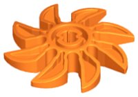 LEGO onderdeel Propeller 8 Blade 5 Diameter 41530