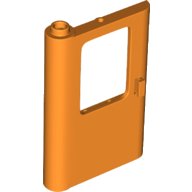 LEGO part Door 1 x 4 x 5 Train Left, Thick Support at Bottom 43967