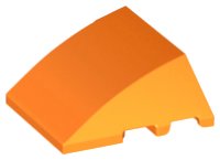 LEGO onderdeel Wedge 4 x 3 Triple Curved No Studs 64225