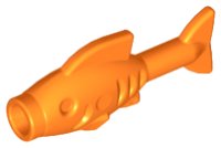 LEGO part Animal, Fish [Hollow Stud Mouth] 64648