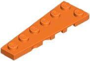 LEGO part Wedge Plate 6 x 2 Left 78443