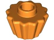 Minifigure, Utensil Cupcake Liner - Flat Top in oranje, LEGO onderdeelnummer 79743