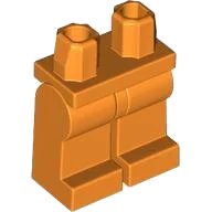 Hips  and Legs Plain en orange, numéro de pièce LEGO 970c00