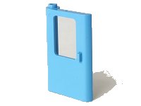 LEGO onderdeel Door 1 x 4 x 5 Train Left, Thin Support at Bottom 4181