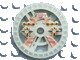 LEGO part Technic, Disco 5 x 5 - Ruota Talismano RoboRider, Stampo Blazooka con Motivo Robot 32303pb01