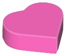 LEGO part Tile 1 x 1 Heart 39739