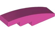 LEGO part Slope, Curved 4 x 1 61678