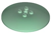 LEGO part Dish 6 x 6 Inverted (Radar) with Solid Studs 44375b