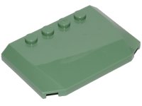 LEGO part Wedge 4 x 6 x 2/3 Triple Curved 52031