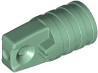 LEGO part Hinge Cylinder 1 x 2 Locking with 1 Finger and Axle Hole on Ends without Slots 53923