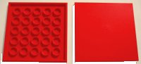LEGO part Tile 6 x 6 with Bottom Tubes 10202