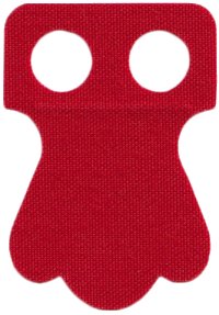 LEGO part Minifigure Parrot Tail Cloth with 3 Lobes - Traditional Starched Fabric 115062