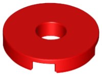 LEGO part Tile Round 2 x 2 with Hole 15535