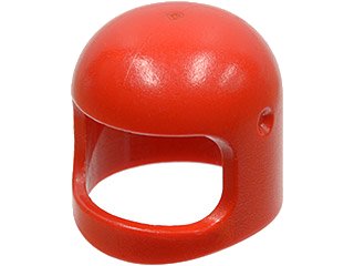 LEGO onderdeel Minifigure, Headgear Helmet Space / Town with Thin Chin Strap - with Visor Dimples (193a2)